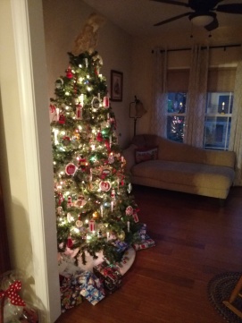 Christmas tree at home