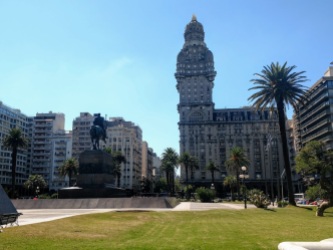 The main square in Montevideo