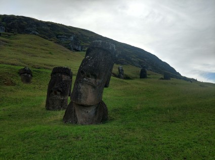 Tons of different moai